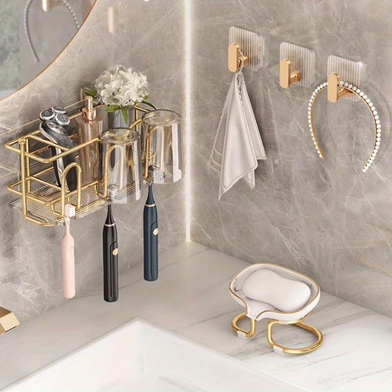 4 pcs Self Adhesive HooksKitchen Wall Hooks white colour