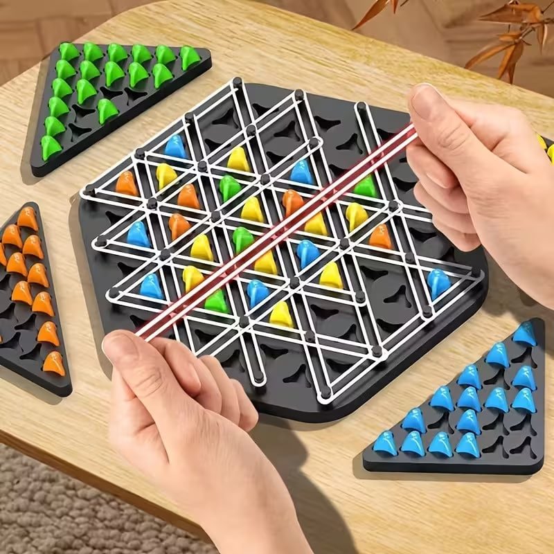 Triggle Rubber Band Chess Game