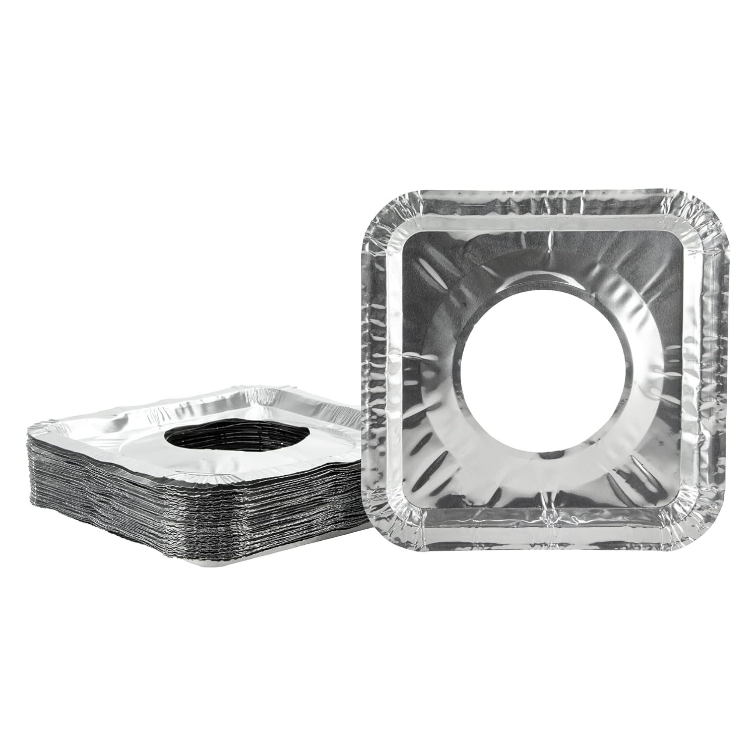 Aluminum Large Square Gas Burner Silver