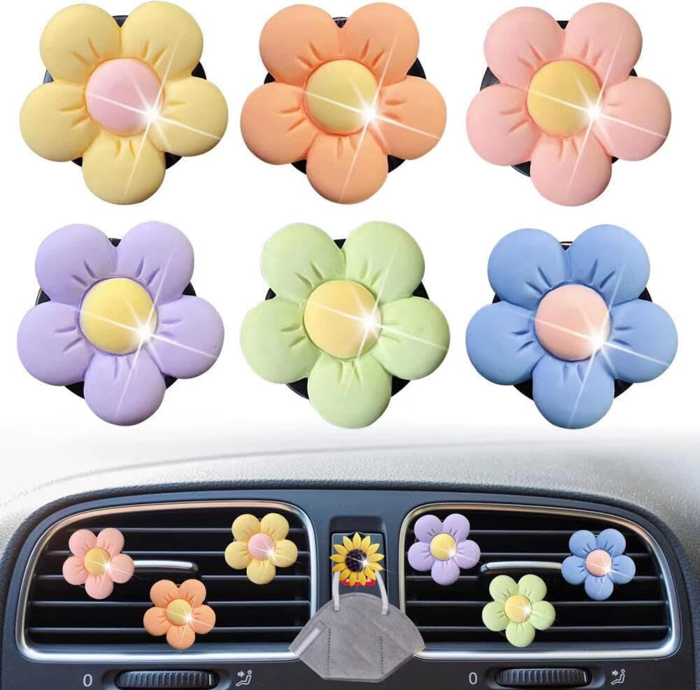 Flower Air Freshener Car Clips