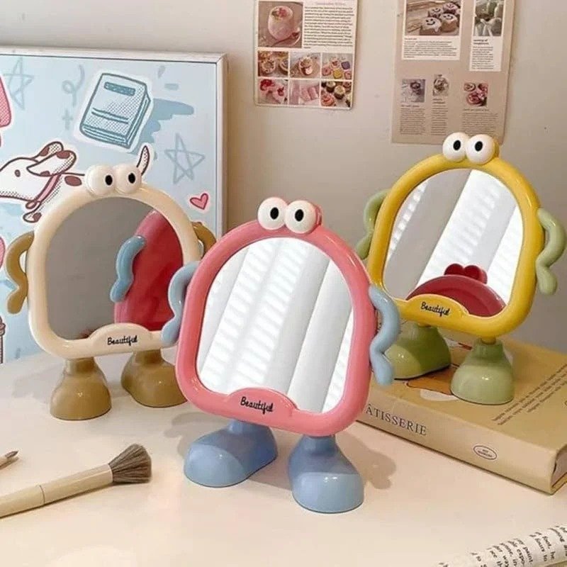 Kawaii animal desk mirror
