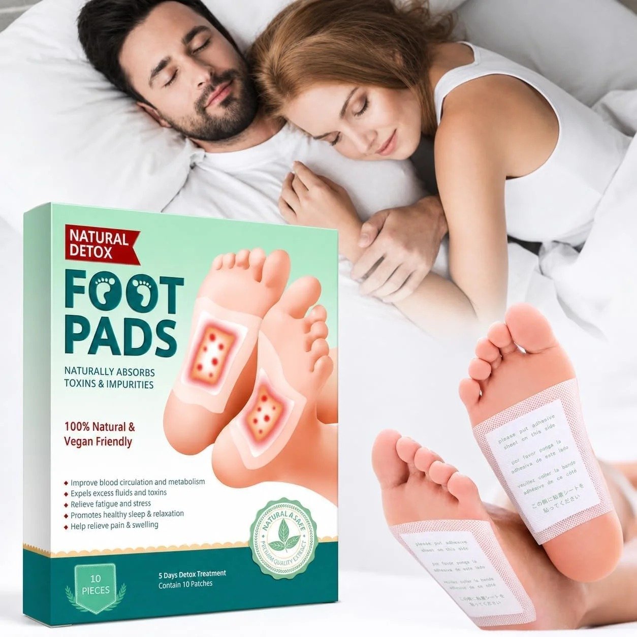 NATURAL DETOX FOOT PADS
