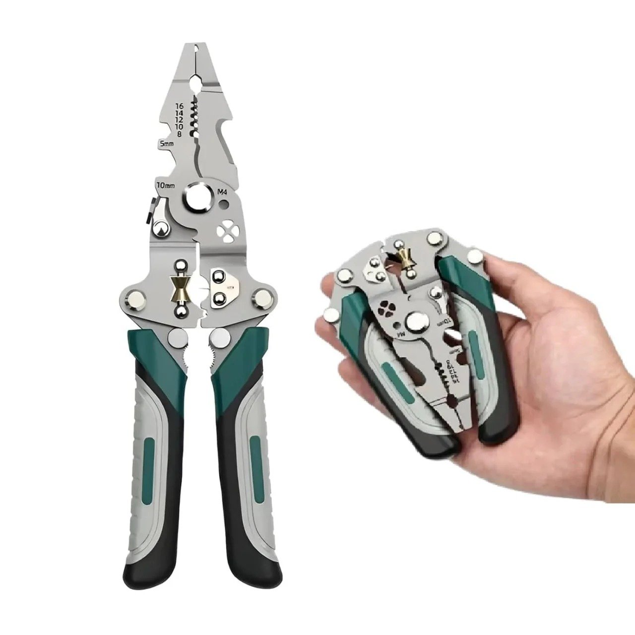 9-in-1 Foldable Multi-Function Wire Stripper